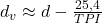 d_v \approx d - \frac{25{,}4}{TPI}