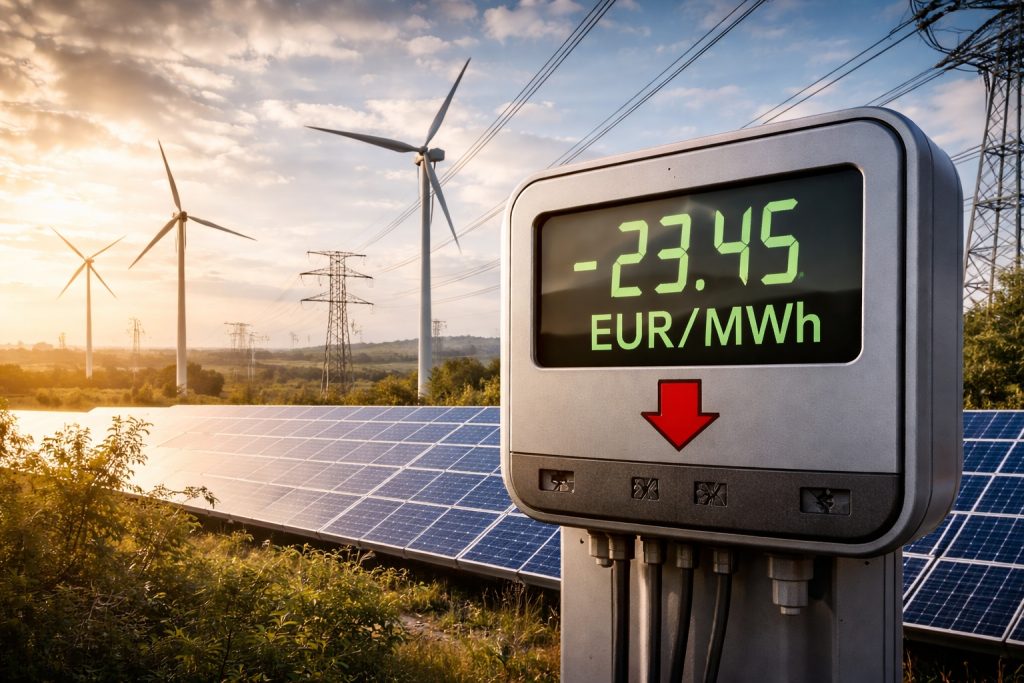 Ujemne ceny energii – co to znaczy i dlaczego prąd bywa poniżej zera?