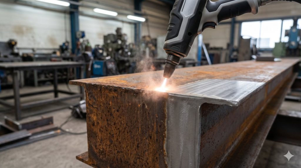 Czyszczenie laserowe – gdzie wygrywa z piaskowaniem?