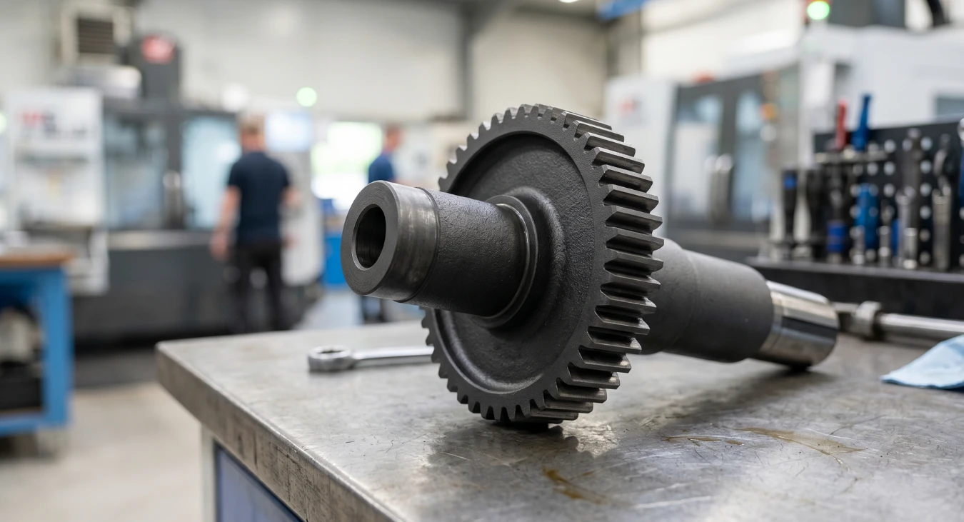 Stalowy element z powłoką fosforanową manganową na powierzchni roboczej