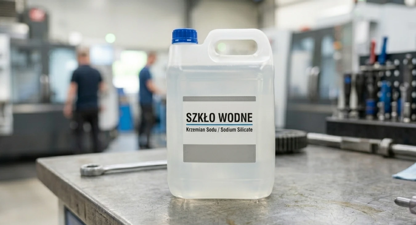 Schemat pokazujący ciecz techniczną